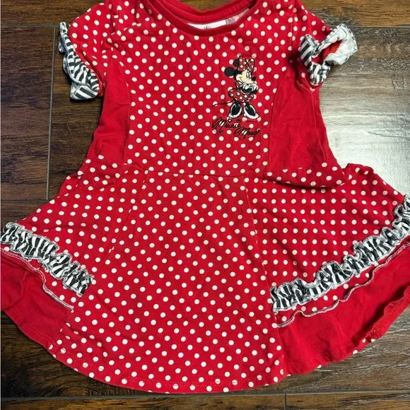 Polka Dot Minnie Mouse Baby Dressing Gown Disney Dresses Vintage